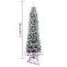 Artificial Christmas Tree 150 LEDs & Flocked Snow 150 cm