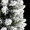 Artificial Slim Christmas Tree 150cm with Flocked Snow