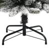 Artificial Slim Christmas Tree 150cm with Flocked Snow