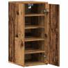 Shoe Cabinet Old Wood 32x35x70 cm - Durable Engineered Wood