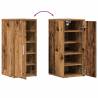 Shoe Cabinet Old Wood 32x35x70 cm - Durable Engineered Wood