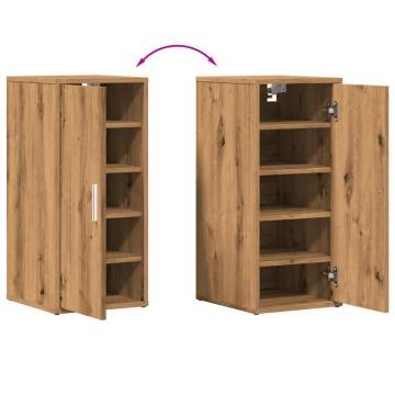 Shoe Cabinet Artisan Oak - Durable & Stylish Storage Solution