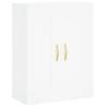 Elegant Wall Mounted Cabinets - 2 pcs White Engineered Wood