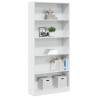  Bookcase High Gloss White 80x24x176 cm Engineered Wood Colour high gloss white Quantity in Package 1 Height 176 cm Width 80 cm 