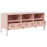 Sturdy Pink TV Cabinet - Cold-rolled Steel | HipoMarket