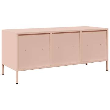 Sturdy Pink TV Cabinet - Cold-rolled Steel | HipoMarket