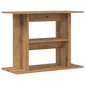 Aquarium Stand Artisan Oak 80x35x60 cm - Stable & Stylish