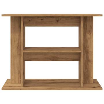 Aquarium Stand Artisan Oak 80x35x60 cm - Stable & Stylish