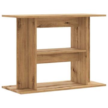 Aquarium Stand Artisan Oak 80x35x60 cm - Stable & Stylish