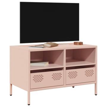 TV Cabinet Pink - 68x39x43.5 cm Cold-Rolled Steel | Hipo Market