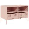 TV Cabinet Pink - 68x39x43.5 cm Cold-Rolled Steel | Hipo Market