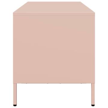 TV Cabinet Pink - 68x39x43.5 cm Cold-Rolled Steel | Hipo Market