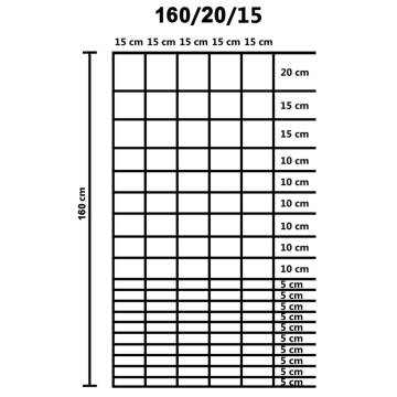 Garden Fence Galvanised Steel 50x1.6m - Durable & Versatile