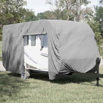 Caravan Cover Grey 460x250x220 cm - Durable Protection