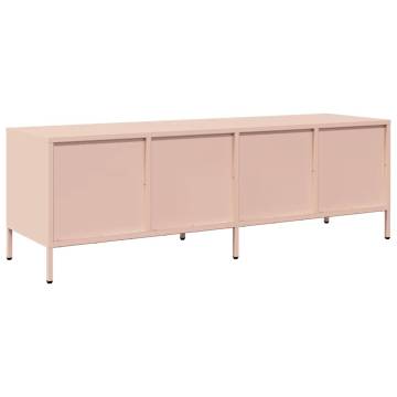 Stylish Pink TV Cabinet - Cold-Rolled Steel | HipoMarket UK