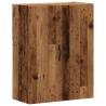 Wall Mounted Cabinet in Old Wood - Stylish Storage Solution