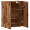 Wall Mounted Cabinet in Old Wood - Stylish Storage Solution