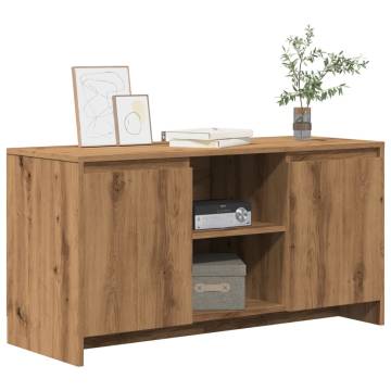 Artisan Oak TV Cabinet - Stylish & Practical Storage Solution