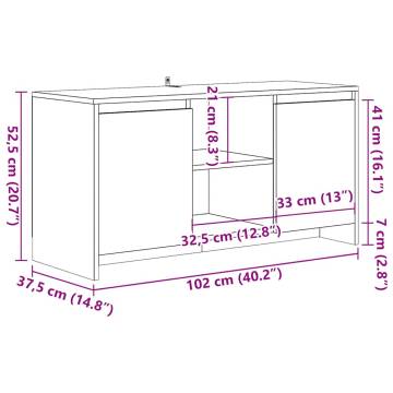 Artisan Oak TV Cabinet - Stylish & Practical Storage Solution