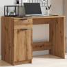 Artisan Oak Desk - 100x50x75 cm | Quality Engineered Wood