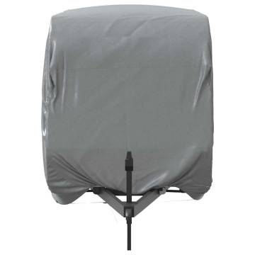 Caravan Cover Grey 670x250x220 cm - All-Weather Protection