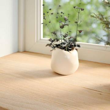 Window Sills 2 pcs Untreated Solid Oak - 80x15x2 cm