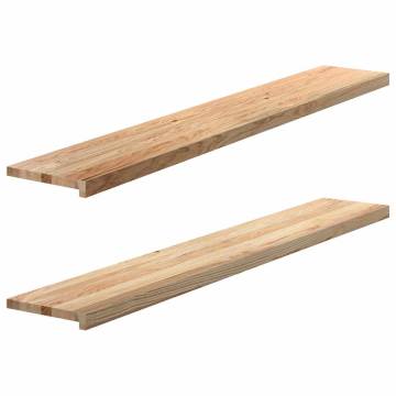 Solid Oak Window Sills 2 pcs - Natural & Durable Design