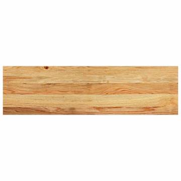 Light Brown Solid Oak Window Sills - 90x25x2 cm (2 pcs) | HipoMarket