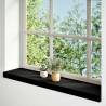 Dark Brown Solid Oak Window Sills - 2 pcs | 100x20x2 cm