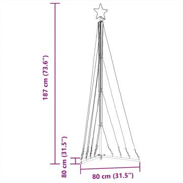 Christmas Tree Light 339 LEDs Blue - 187 cm | HipoMarket