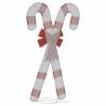 50 LED Christmas Candy Cane Decoration - Warm White Lights