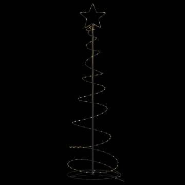 Christmas Tree Light Cone 120 LEDs Warm White 180 cm - Hipomarket