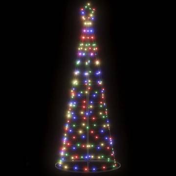 Colorful 200 LEDs Christmas Tree Light Cone - 182 cm