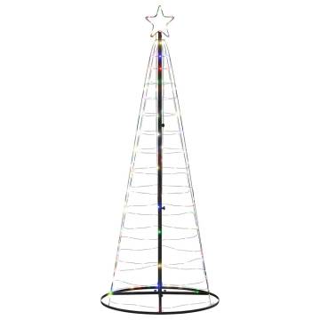 Colorful 200 LEDs Christmas Tree Light Cone - 182 cm