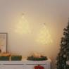 Christmas Tree Silhouette Lights - 2 Pcs, 50 LEDs Warm White