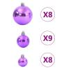 Lila Christmas Baubles Set - 100 Pcs Ø346 cm | Hipo Market