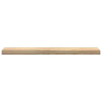 Untreated Solid Oak Window Sills 2 pcs | 100x15x2 cm