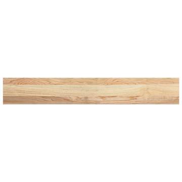 Untreated Solid Oak Window Sills 2 pcs | 100x15x2 cm