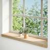 Untreated Solid Oak Window Sills 2 pcs - 90x20x2 cm