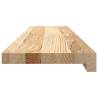 Untreated Solid Oak Window Sills 2 pcs - 90x20x2 cm