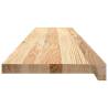 Untreated Solid Oak Window Sills - 2 pcs | 120x25x2 cm