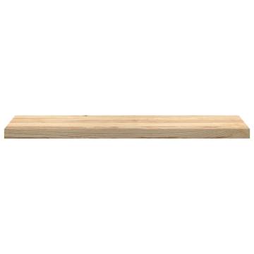 Untreated Solid Oak Window Sills - 2 pcs, 100x25x2 cm