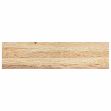 Untreated Solid Oak Window Sills - 2 pcs, 100x25x2 cm