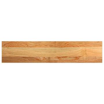 Light Brown Solid Wood Oak Window Sills - 2 pcs | HipoMarket