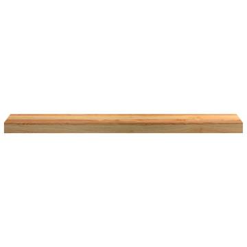 Light Brown Solid Oak Window Sills - 2 pcs, 90x15x2 cm