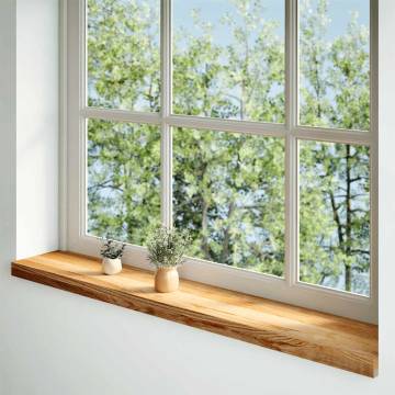 Light Brown Solid Oak Window Sills - 2 pcs | Hipomarket