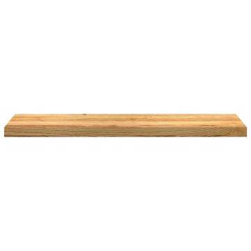 Window Sills 2 pcs Light Brown Solid Oak - 100x25x2 cm