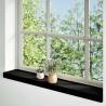 Dark Brown Solid Wood Oak Window Sills - 2 Pcs | HipoMarket