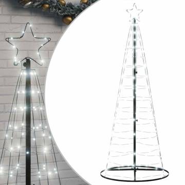 Christmas Tree Light Cone 200 LEDs Cold White 182 cm | HipoMarket