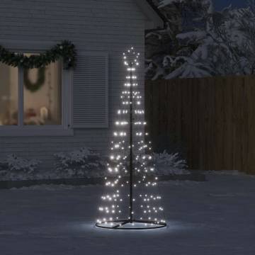 Christmas Tree Light Cone 200 LEDs Cold White 182 cm | HipoMarket